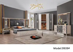 Luxurious Bed, Wardrobe and Dressers