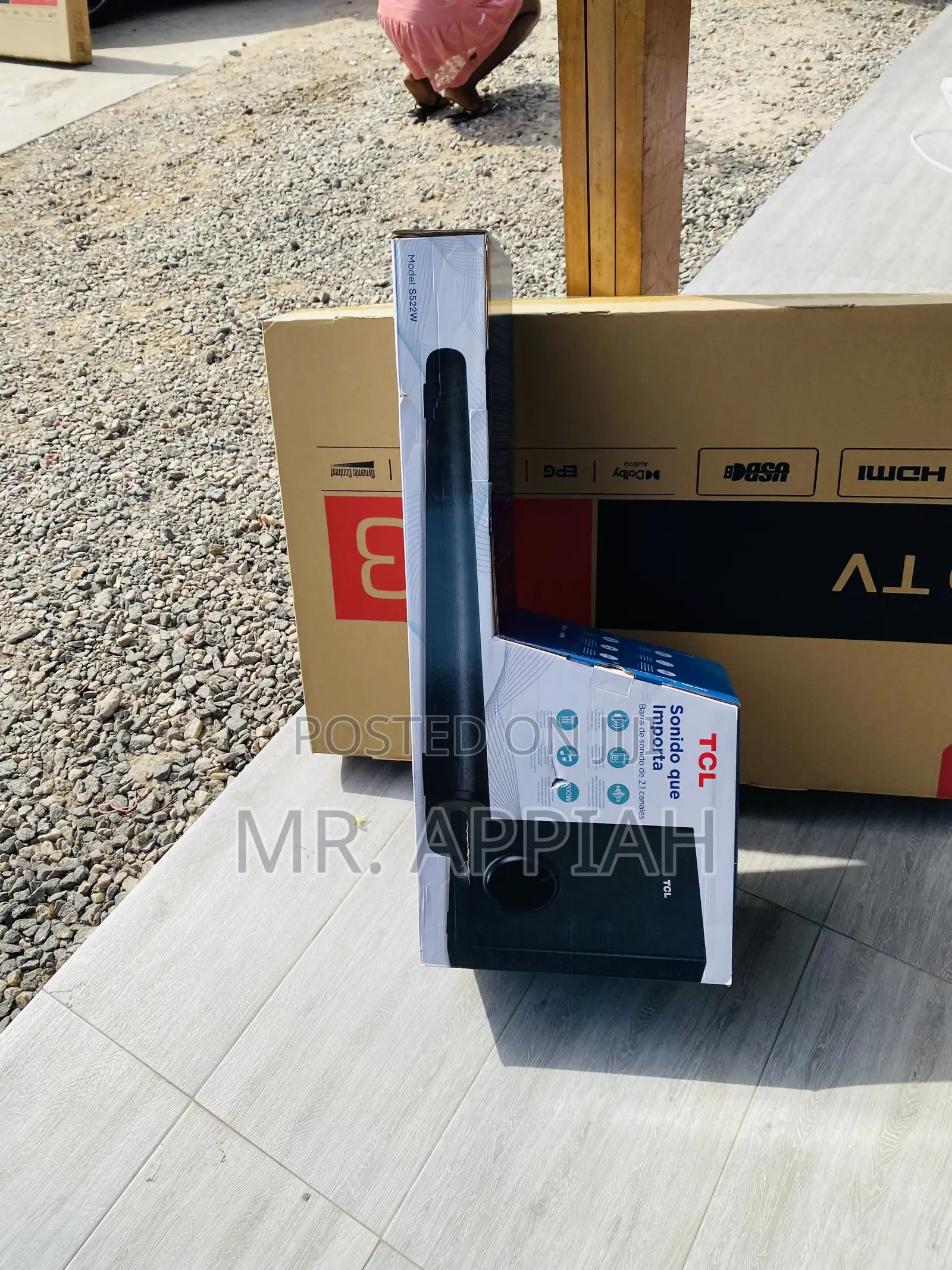 Newly in Stock TCL S522w 2.1ch Bluetooth Sound Bar(Black)