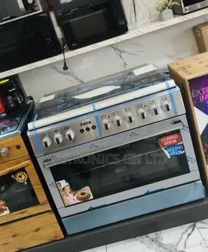Gray 60x90 Oven With Grill 2 Electric 4 Gas Cooker Ferre