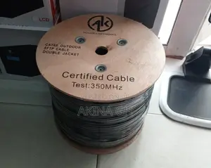 Ak High Quality Cat 6 Outdoor SFTP Networking Cable 305m