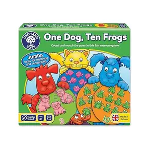 One Dog,Ten Frogs Jumbo Cards