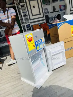 Super Chilling Nasco(Silver)2 Door Electric Refrigerator.