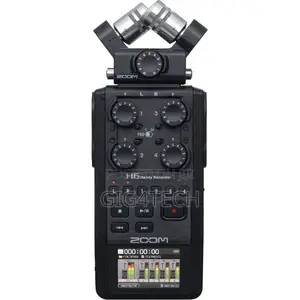 Zoom H6 All Black 6-Input / 6-Track Portable Handy Recorder