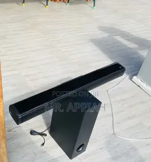 Elegant Black TCL S322w Bluetooth Sound Bar System.