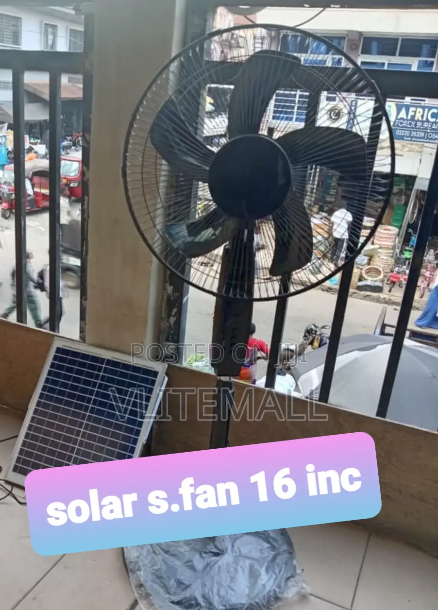 Solar Standing Fan