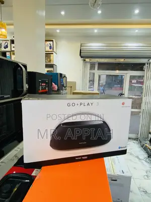 Adorable Harman Kardon Go + Play 3 Rechargeable Speaker.