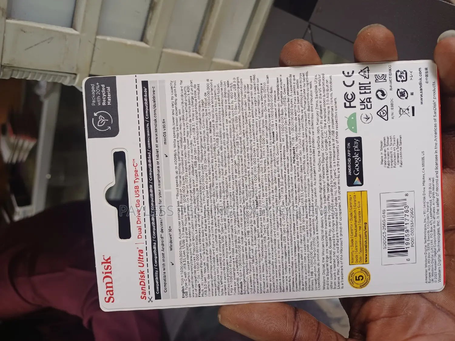Sandisk 256gb Type C Dual Pendrives