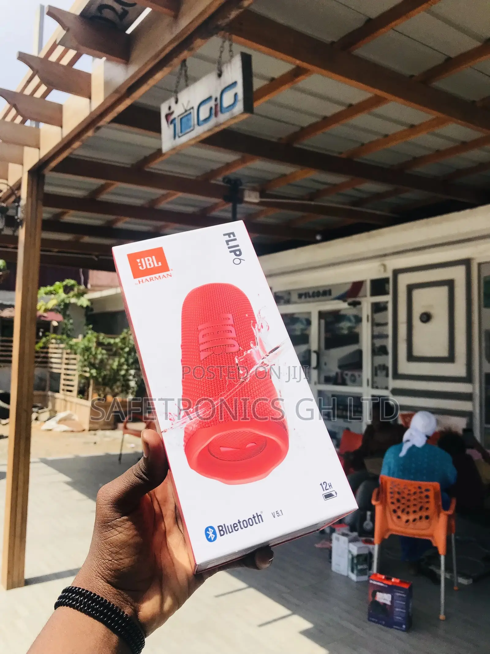 Flip 6 Wireless JBL Bluetooth Red Electric Speaker