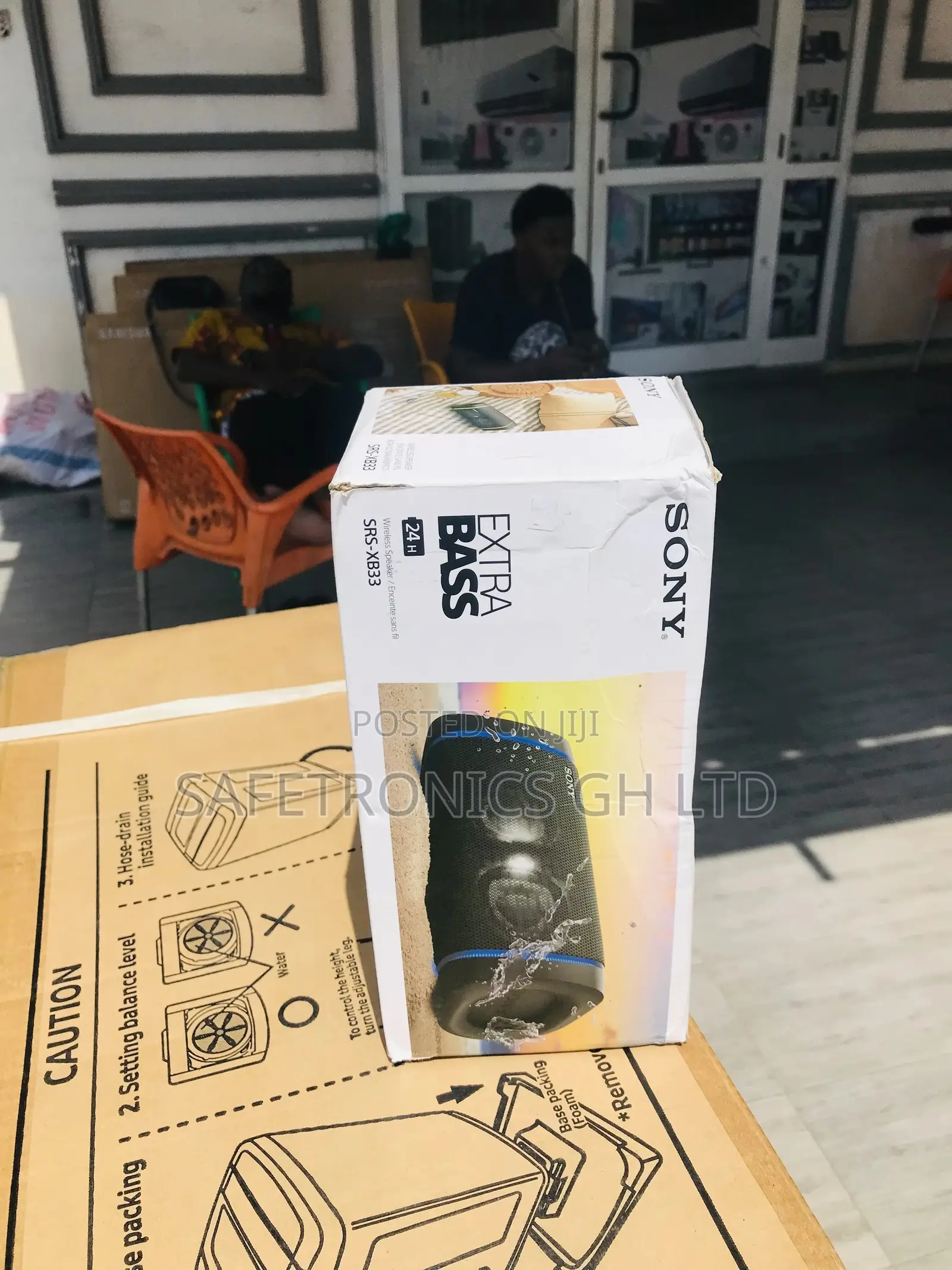 Wireless Bluetooth Electric Black Sony Zara-Xb33 Speaker