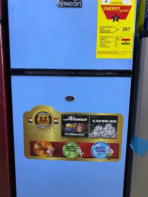 Blue Fridge Double Door
