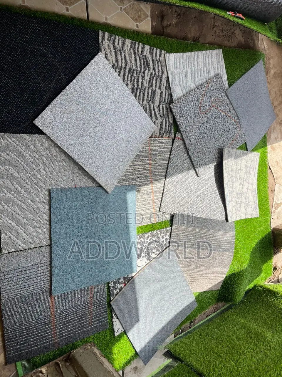 Woolen Tile Carpet Normall Colection (20pcs in a Box 600gh)