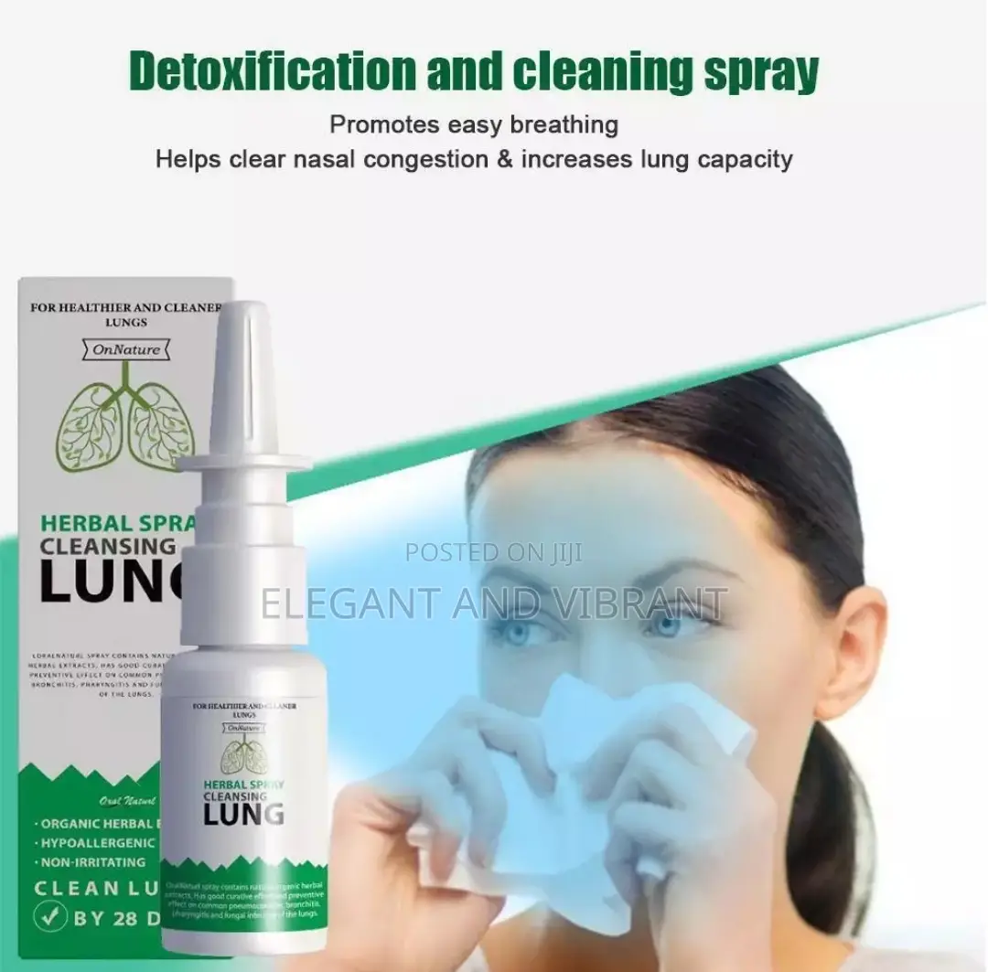 Herbal Spray For Lung, Nose And Cleansing