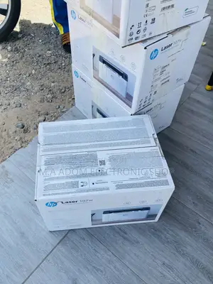 Original Hp Laser Jet 107w Electric Printer(Black/White).