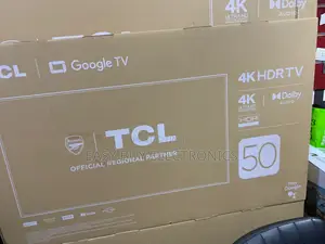 Frameless 50" Google Ultra HDR Tv