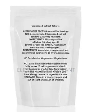 Grapeseed Extract 12000mg GSE Tablets