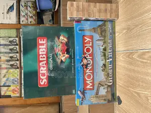 Monopoly, Scrabble and Jenga Game