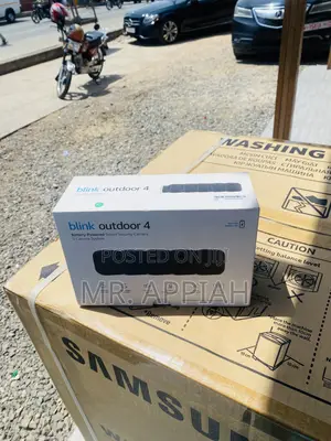 Long Lasting Blink Outdoor 4 Smart Security Camera(Black).