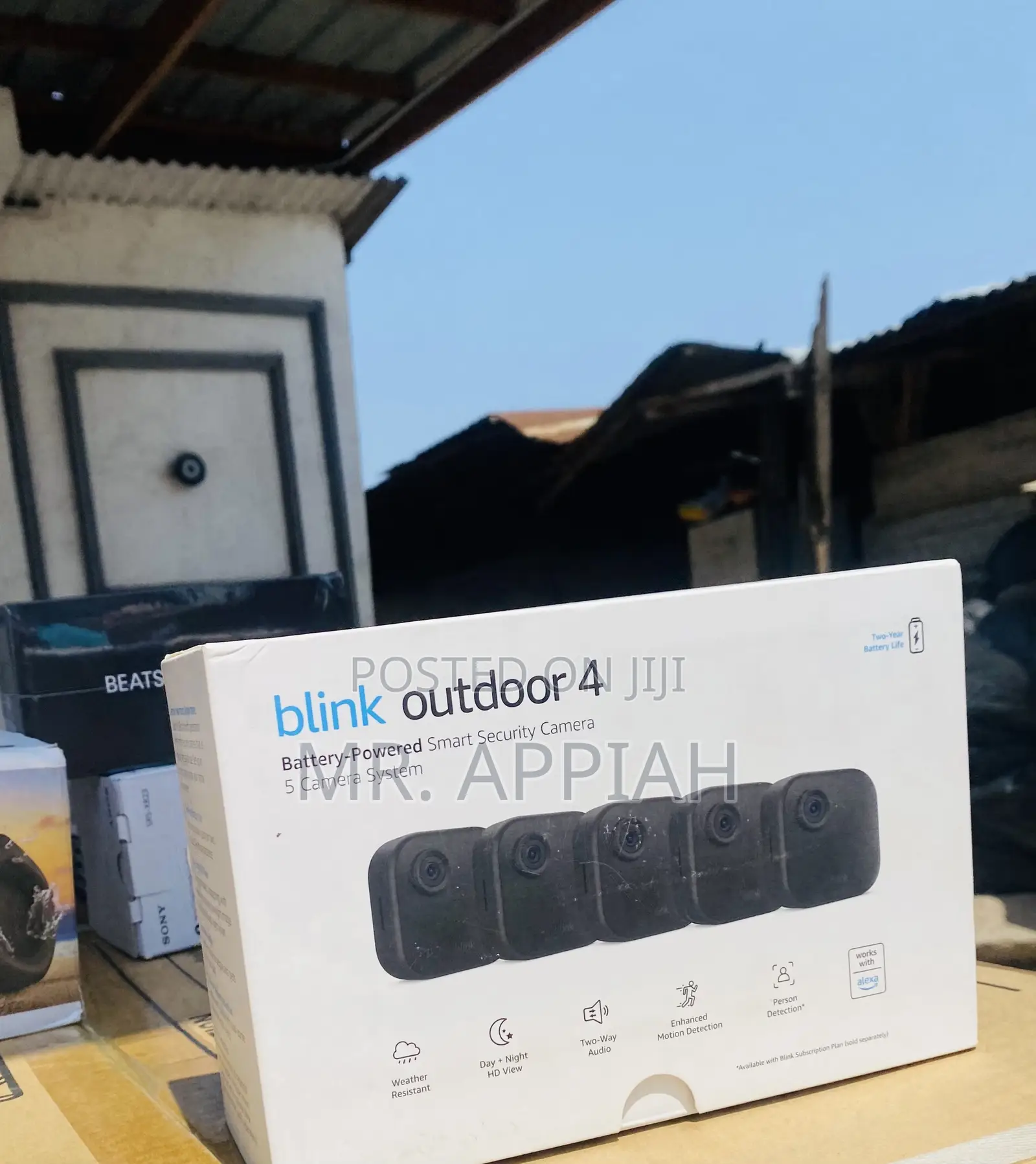 Classic Design Blink Outdoor 4 Smart Security Camera(Black)