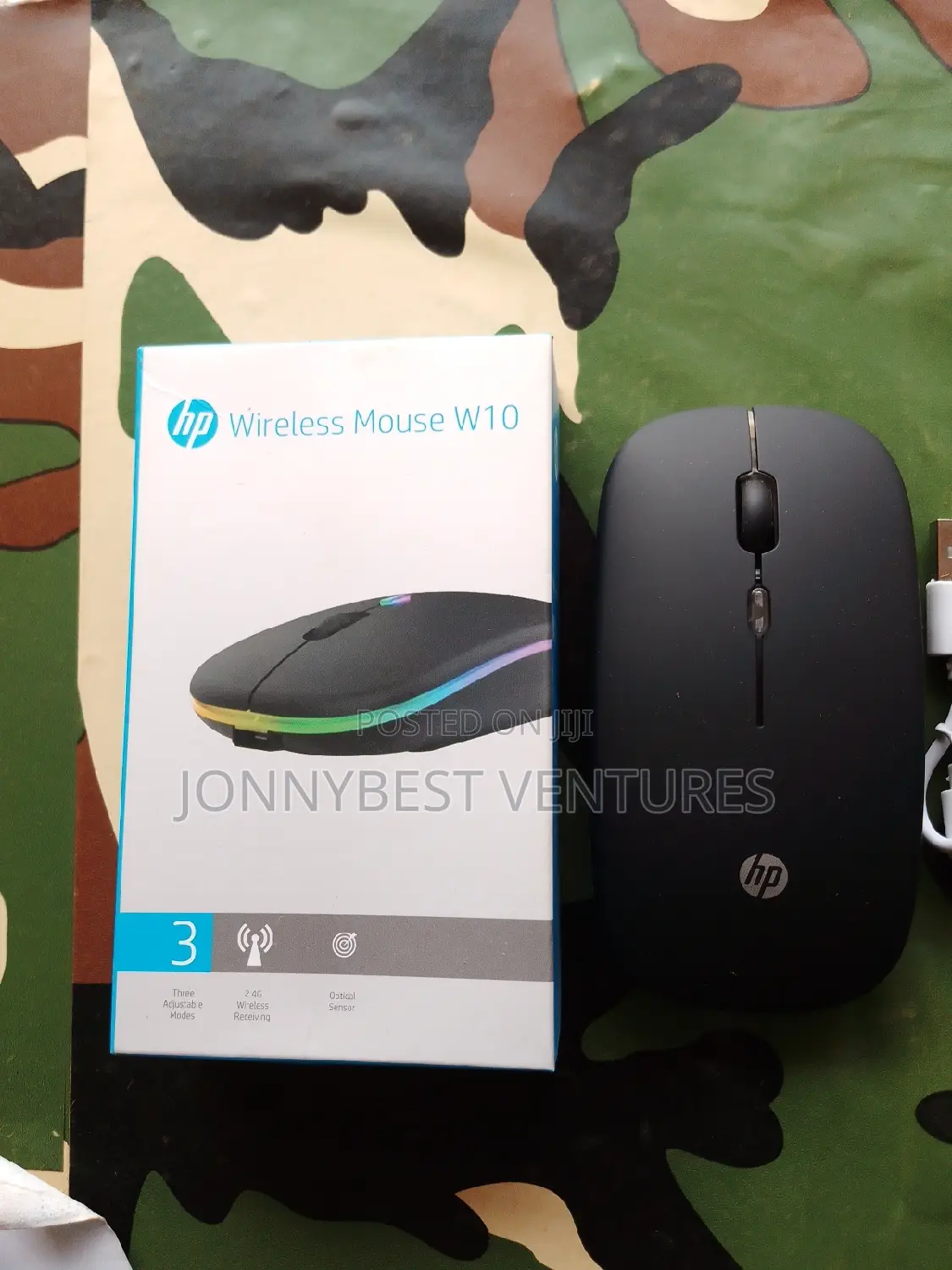 HP Chargeable Mouse With Rainbow