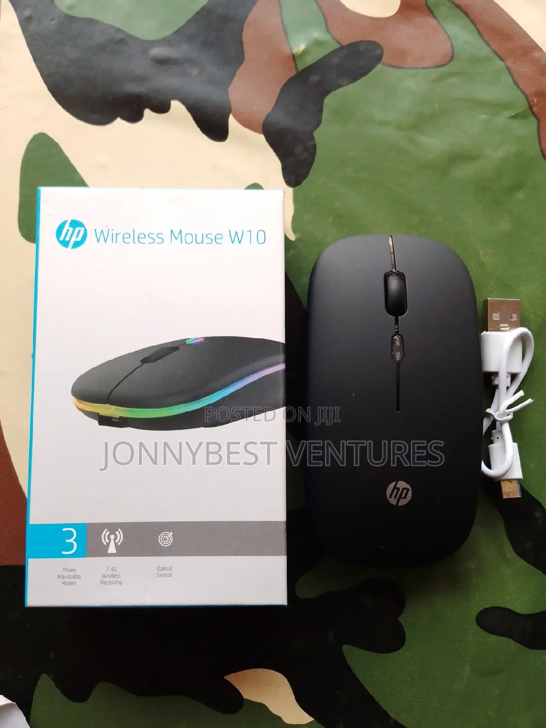 HP Chargeable Mouse With Rainbow