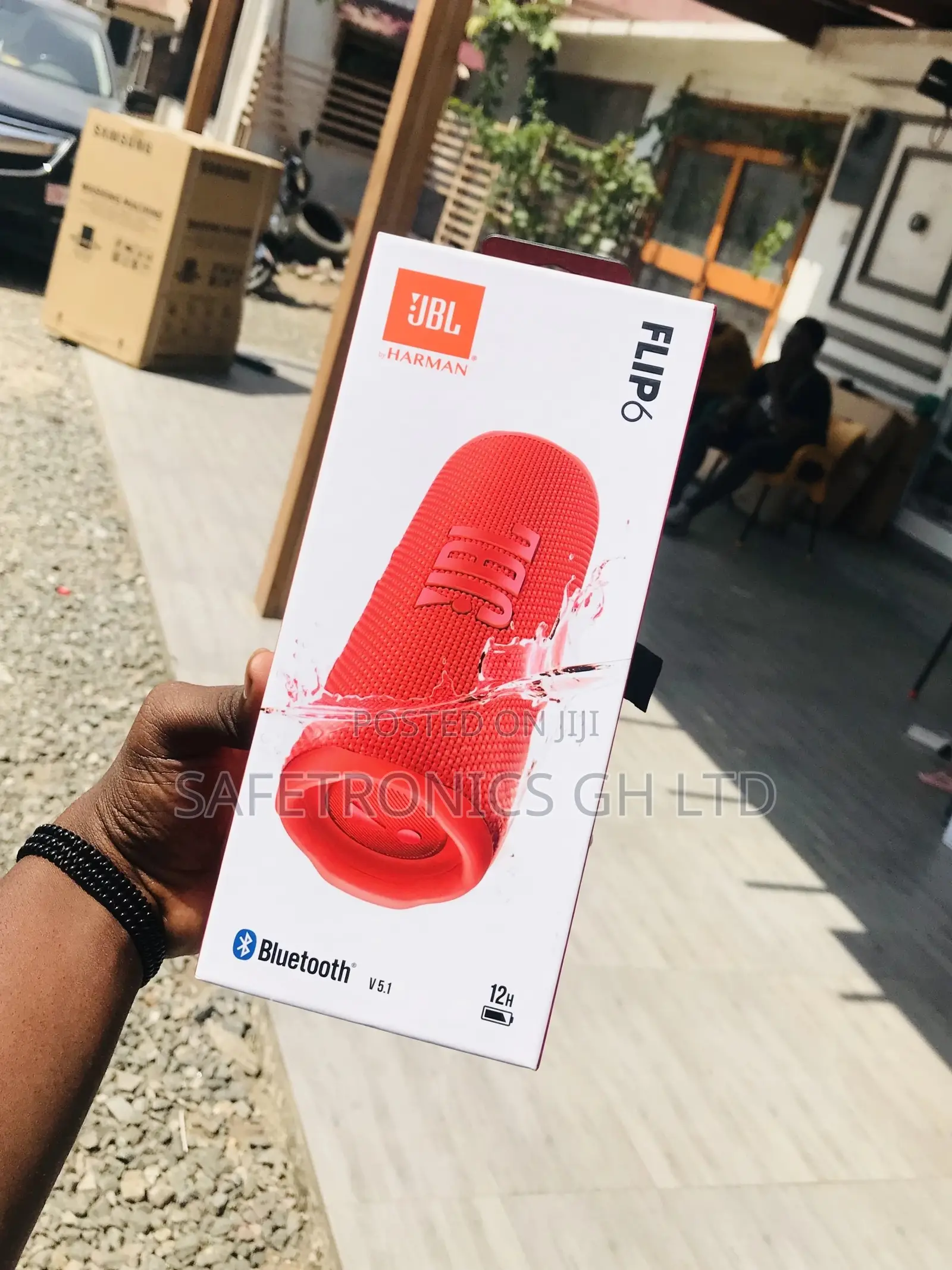 Bluetooth JBL Electric Wireless Red Flip 6 Speaker