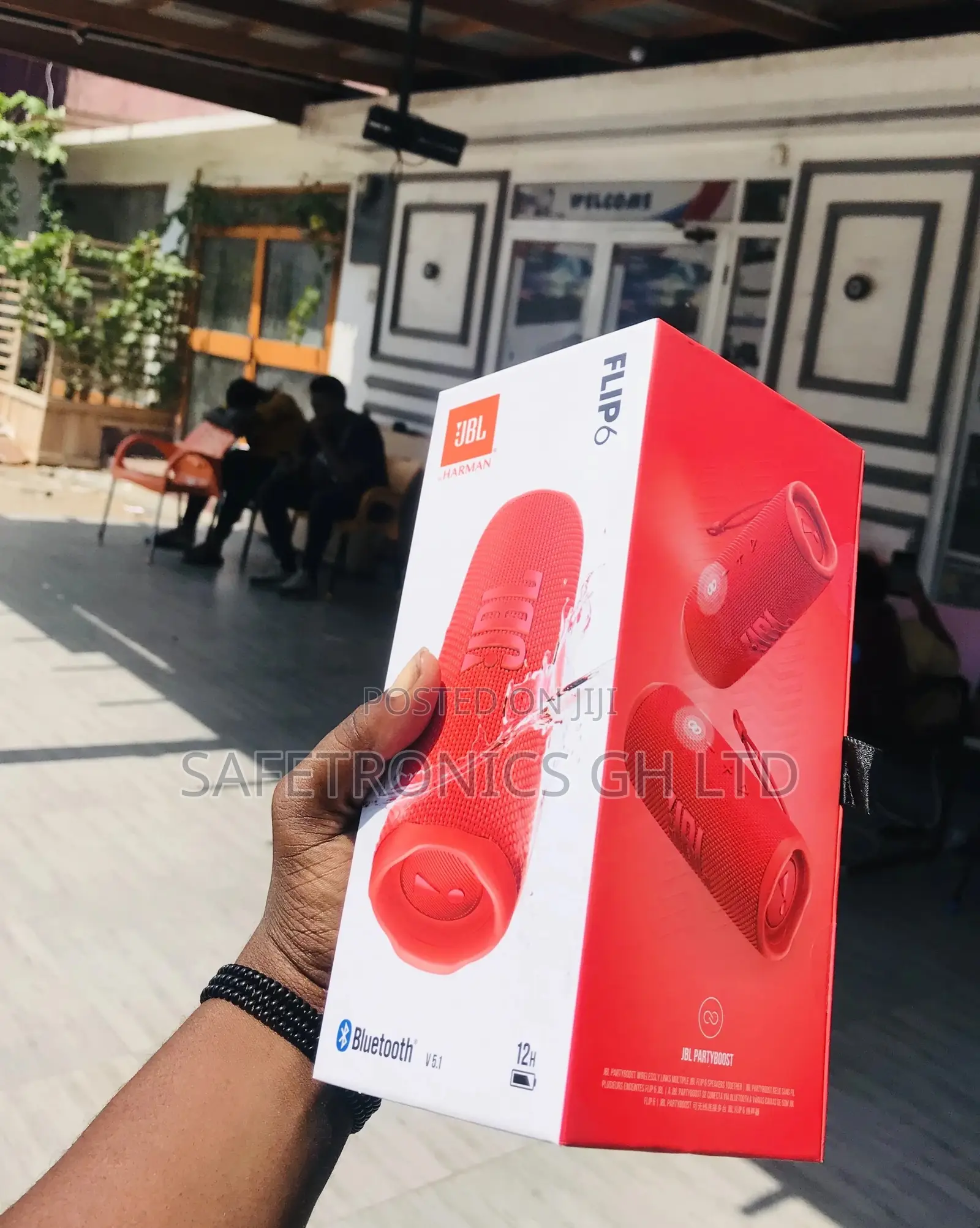 Flip 6 JBL Electric Bluetooth Wireless Red Speaker