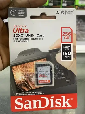 Sandisk 256GB Ultra SDHC UHS-I HD Camera Memory Card 150mb/S