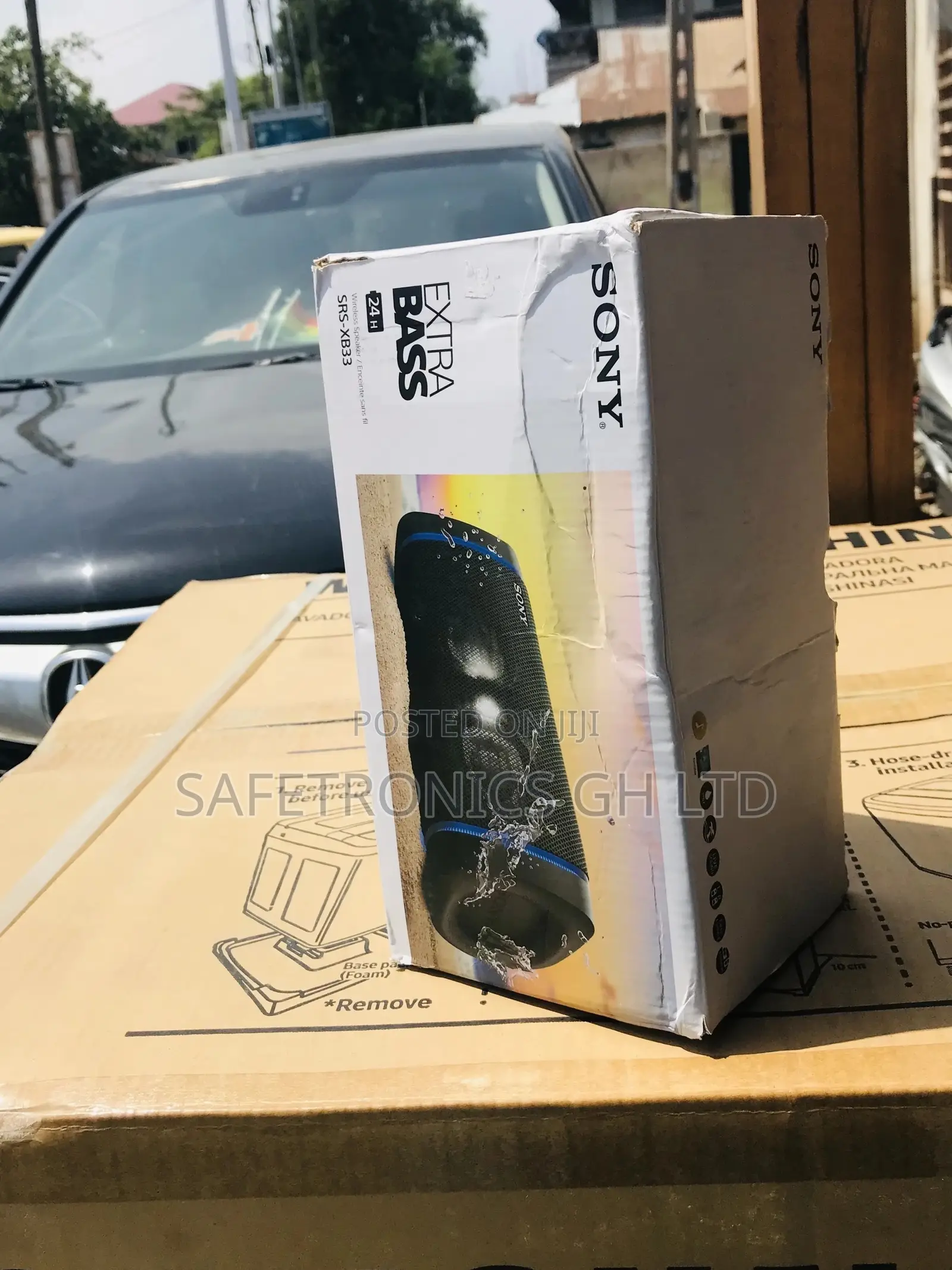 Black Bluetooth Electric Wireless Sony SRS-XB33 Speaker
