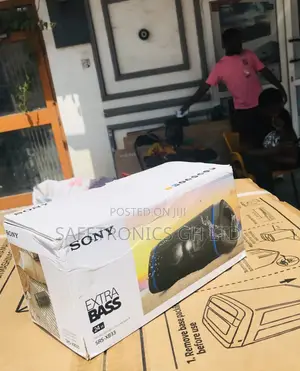 Wireless Electric Sony SRS-XB33 Black Bluetooth Speaker