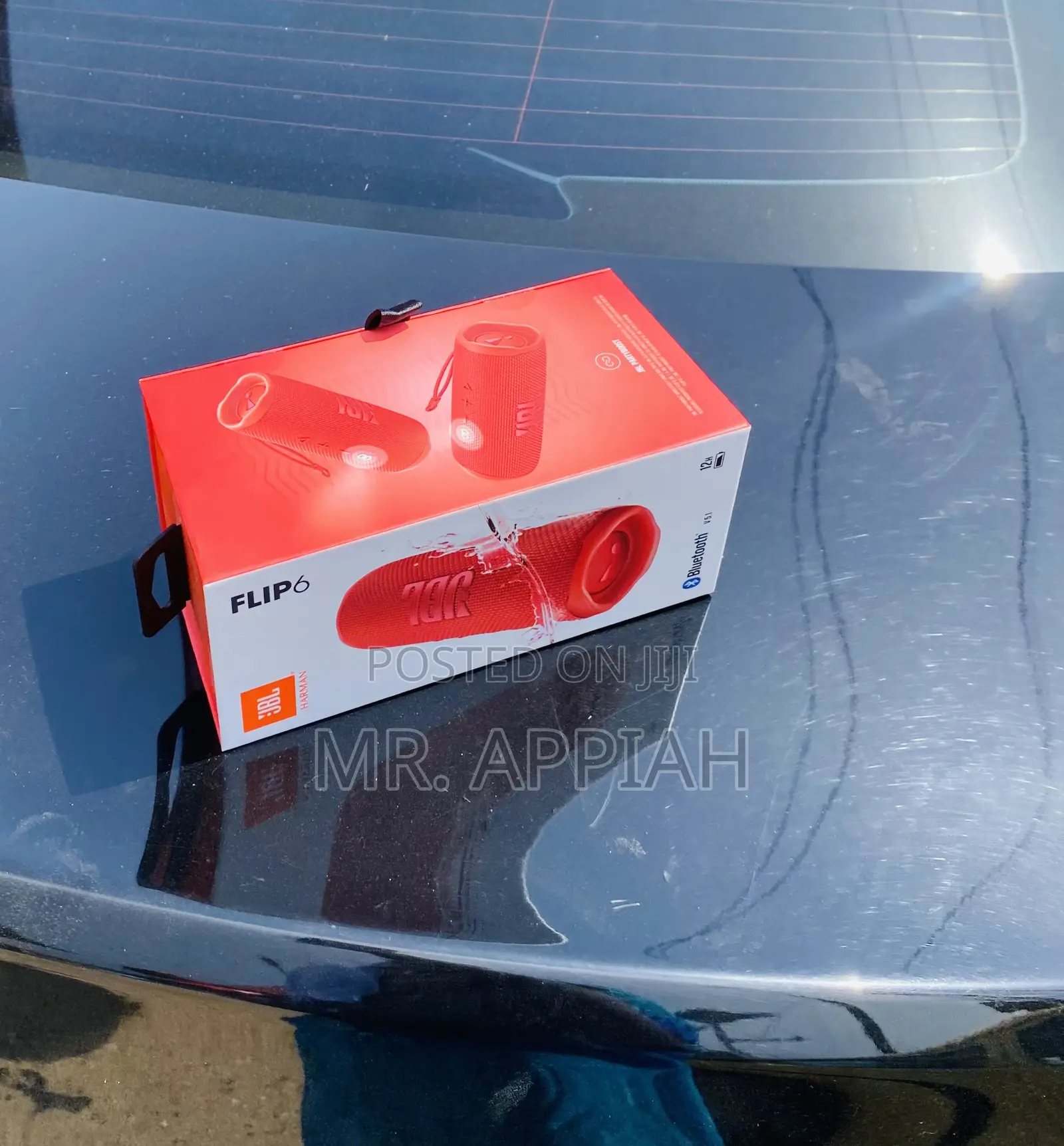 Unique Design JBL Flip 6 Waterproof Bluetooth Speaker,Red.