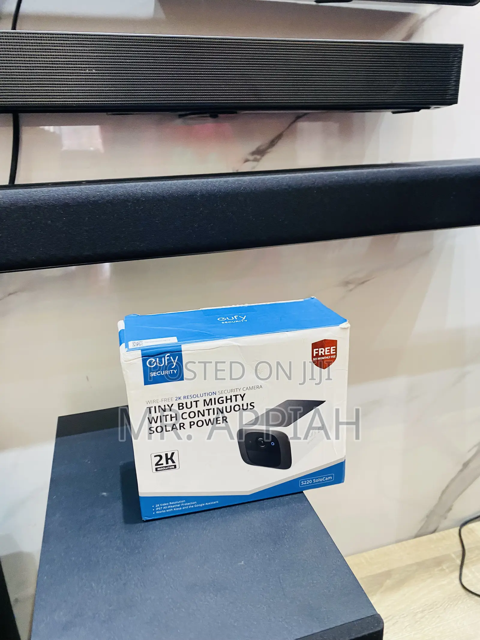 Sealed in Box Eufy Solar Wireless Outdoor Security Camera.