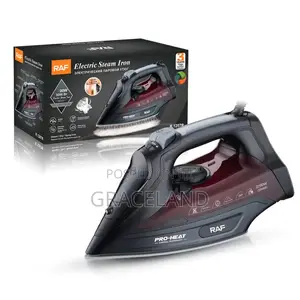 This Is Original RAF Pro-Heat Non Stick Steam Iron 3000W