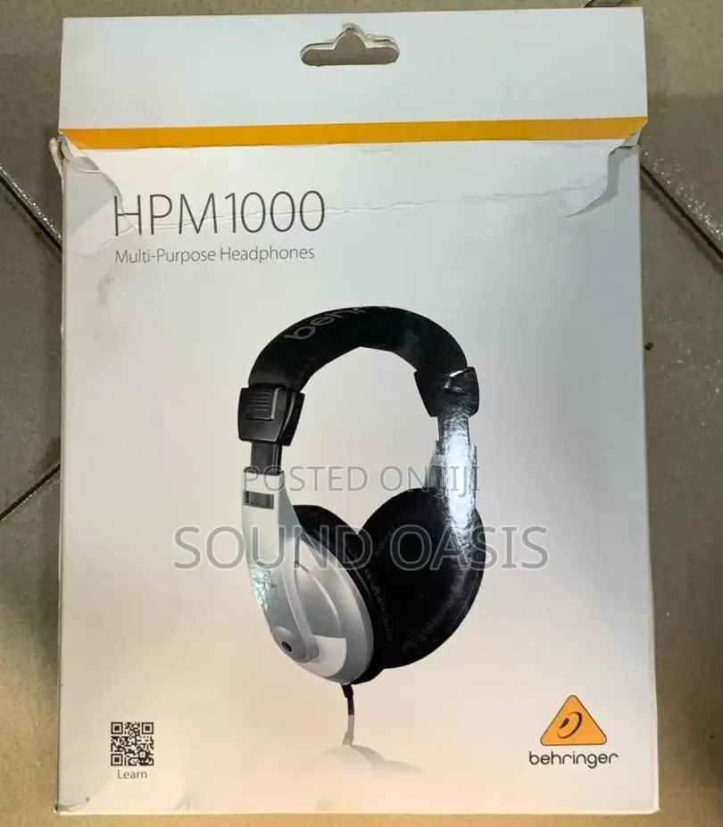 Behringer HPM1000 Multi-Purpose Headphones, Gray