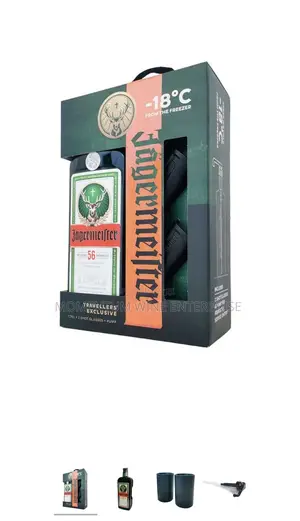Jagermeister 1.75 Liters + 2 Shot Glasses + Handpump