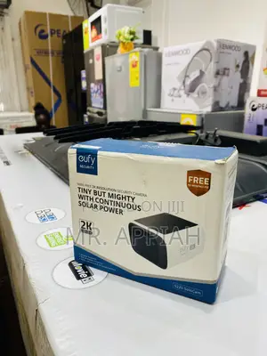 Classic Design Eufy Outdoor Solar Security Camera.