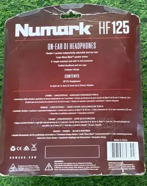 Numark HF125 - Ultra-Portable Professional DJ Headphones