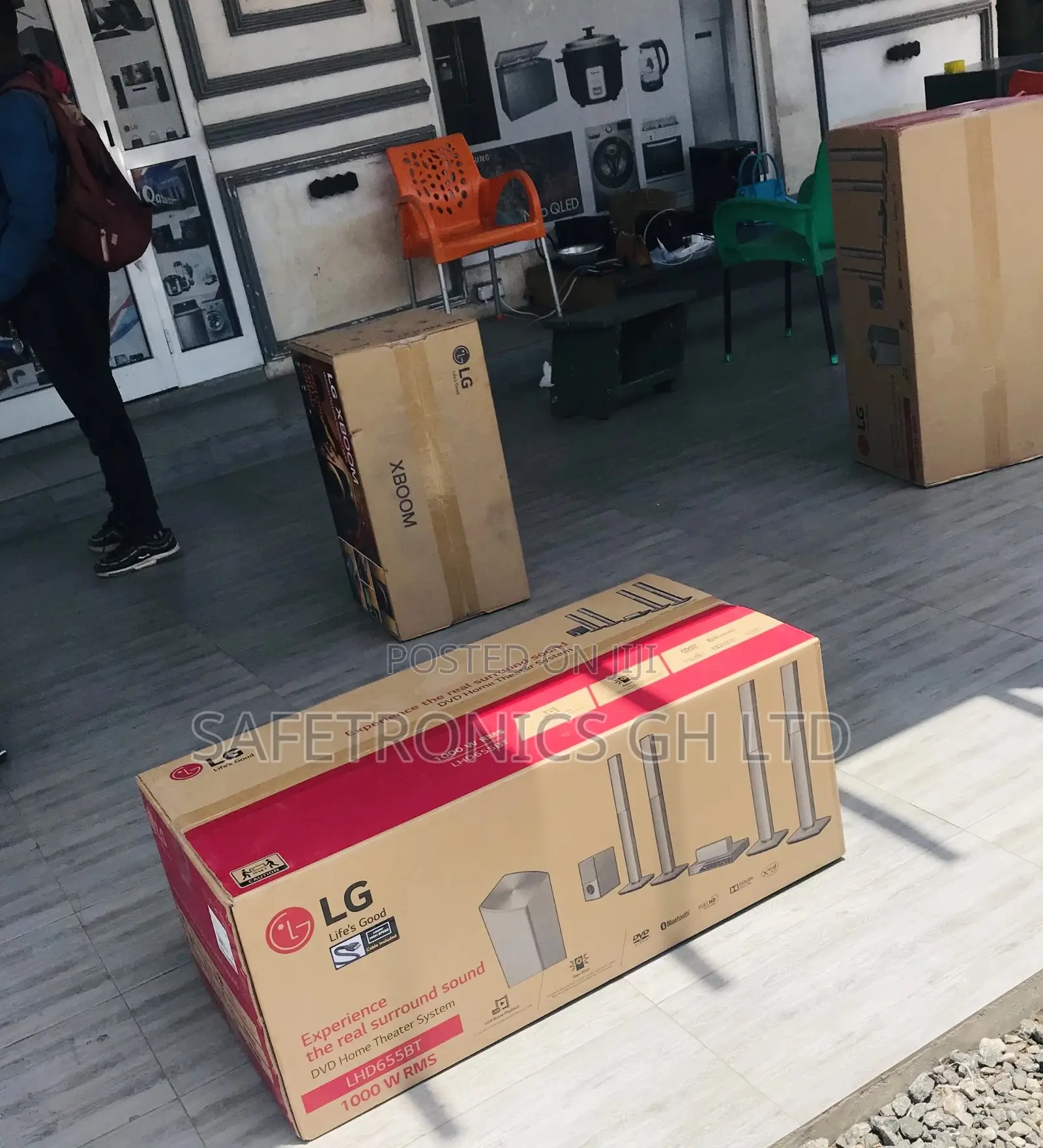 Electric LG Black Wireless Bluetooth LHD657 Soundbar
