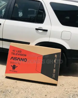 Asano Smart Electric Black UHD Glossy Led 43 Inches Tv