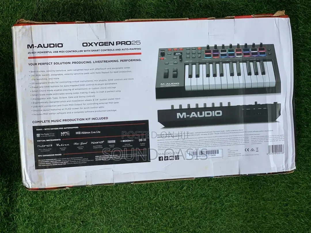 M-Audio Oxygen Pro 25 – 25 Key USB MIDI Keyboard Controller