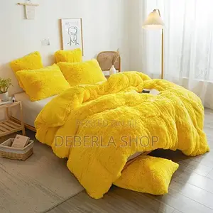 Fluffy Duvet Set Plain