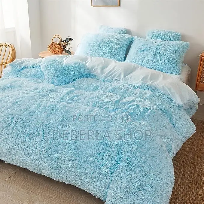 Fluffy Duvet Set Plain