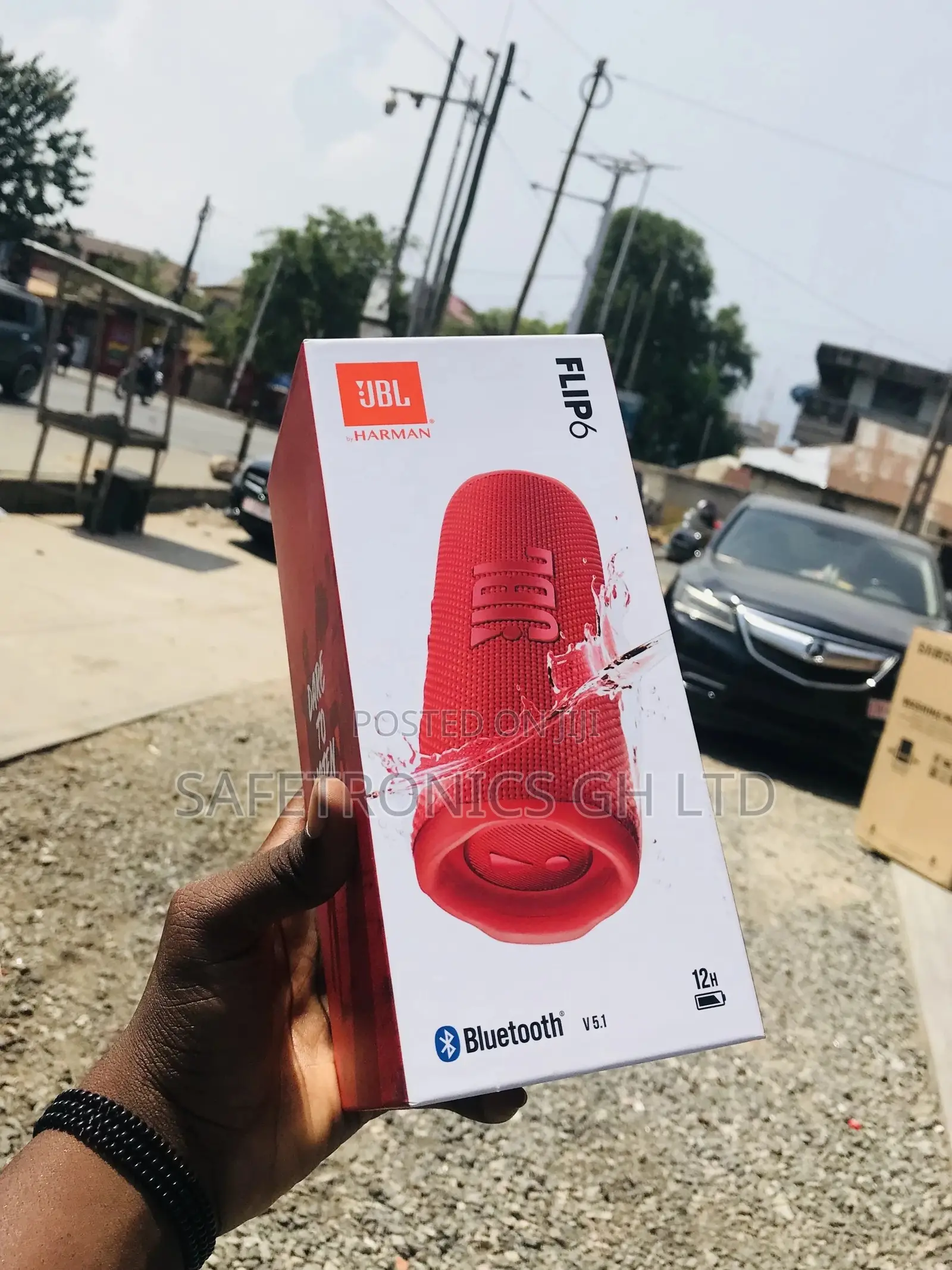 Wireless JBL Electric Bluetooth JBL Flip 6 Red Speaker