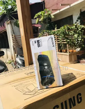 Bluetooth Wireless Electric Sony Black SRS-XB33 Speaker