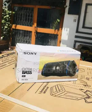 Sony SRS-XB33 Black Electric Bluetooth Wireless Speaker