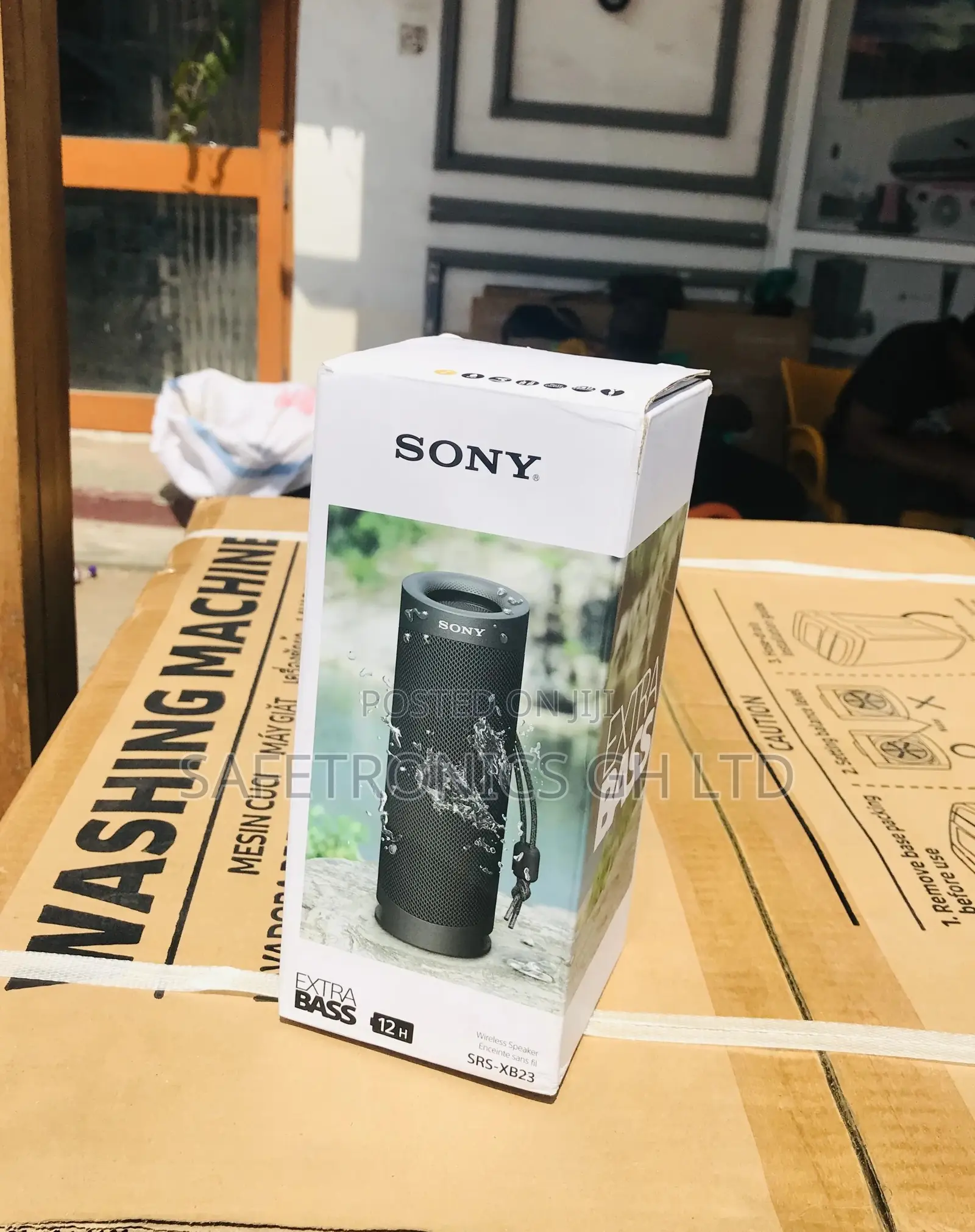 Wireless Bluetooth Sony XB23 Black Electric Speaker