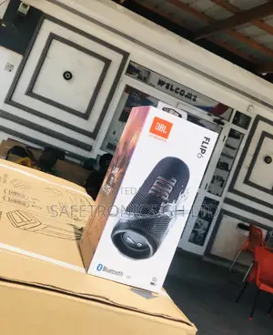 Flip 6 Black Electric Bluetooth Wireless JBL Speaker