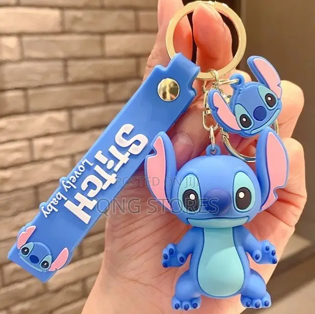 STITCH Ohanna Animated Cartoon Key Chain
