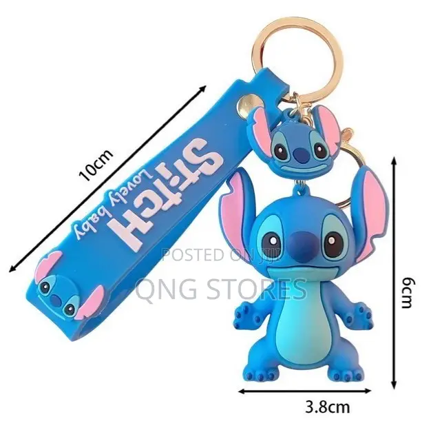 STITCH Ohanna Animated Cartoon Key Chain