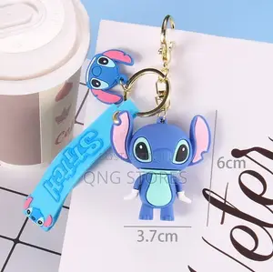 STITCH Ohanna Animated Cartoon Key Chain
