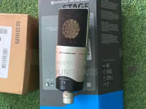 Sennheiser MK 4 Cardioid Condenser Studio Microphone,Gold